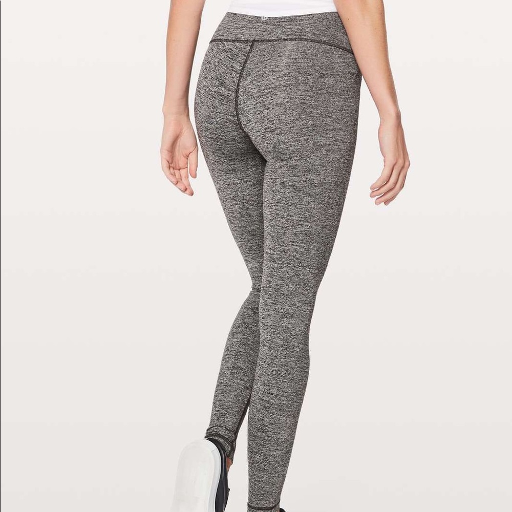 Lululemon grey wonder under leggings